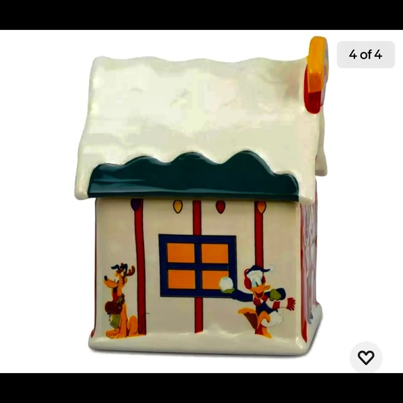 Disney Walt’s Ski Lodge Chip & Dale’s Cookie Jar new in box. - Picture 2 of 5